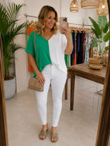 Color Block Breeze Top