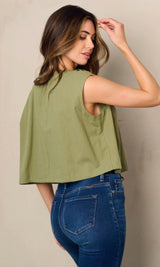 Fun green top