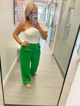 Dream satin green pants